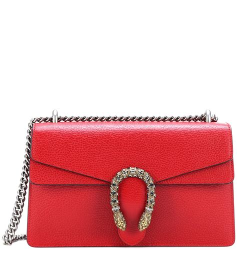 gucci dionysus red leather mini chain bag|Gucci dionysus crocodile leather.